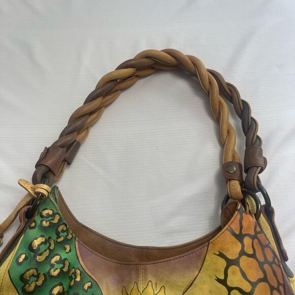 Anuschka Multicolor Sunflower Shoulder Bag - Picture 3 of 16